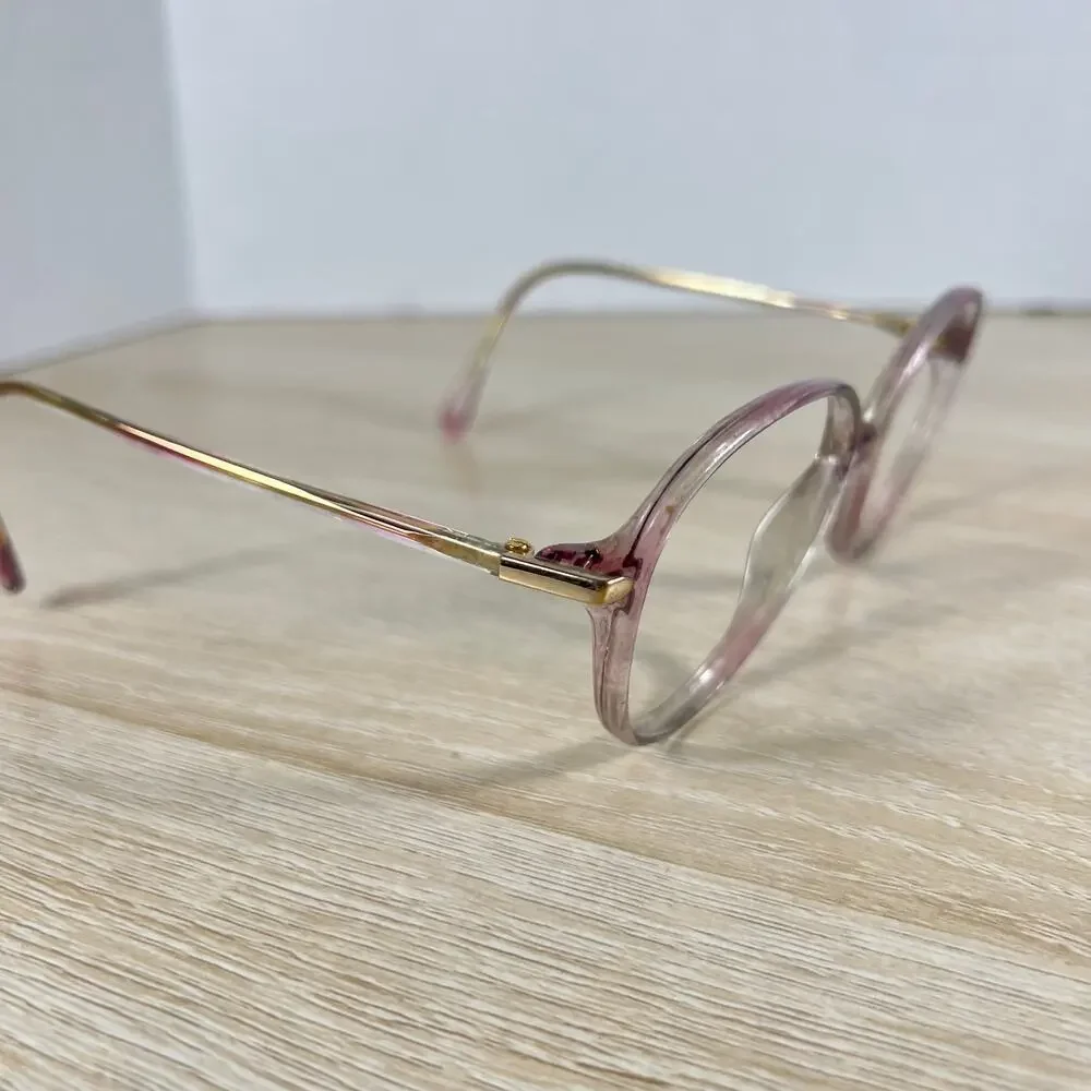 Vintage Sillhouette SPX M1763 /20 C2650 Eyeglasses Clear Purple FRAMES 53-13-130